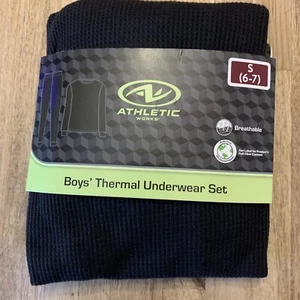 Athletic Works Youth Boys 2-Piece Waffle Thermal Layering Underwear Size S-6-7 - Picture 1 of 2