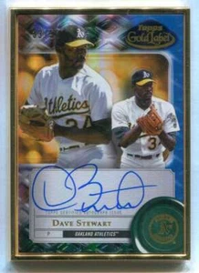 Autógrafos enmarcados Topps Gold Label 2022 azul FADAS Dave Stewart automático 33/50 - Imagen 1 de 2