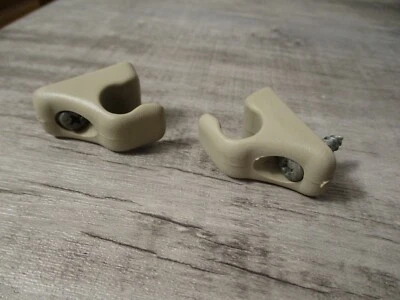 Juego de clips para parasol Acura Legend 1988 beige tostado fabricante de equipos originales limpio usado CA coche Foto 1 de 4