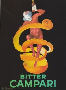 Bitter Campari - Leonetto Cappiello VTG Alcohol MAGAZINE Advertising 1969 8x11" - Picture 1 of 1