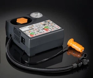 CONTINENTAL FORD VOLVO TYRE PUNCTURE REPAIR PUMP COMPRESSOR INFLATOR - Picture 1 of 7