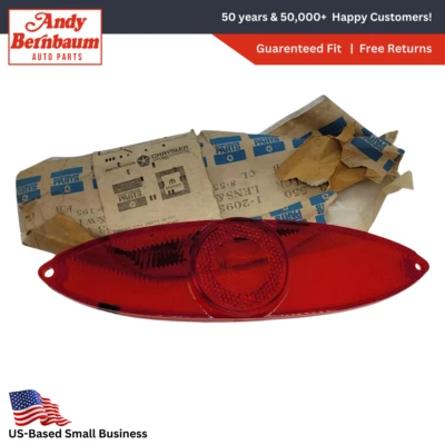 1960-1961 Plymouth Valiant Right Passenger Side Taillight Lamp Lens 2093550 NOS - Image 1 of 4