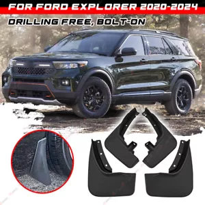 For Ford Explorer 2020-2024 Mud Flap Splash Guard Mudguard Fender Protector Set - Picture 1 of 7