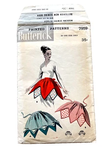 Schürzemuster - Butterick 7959 - Original - 1950er - Bild 1 von 4