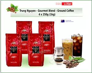 1kg Vietnamese Trung Nguyen GOURMET BLEND Ground Coffee (4 x 250g) - NO BOX - Picture 1 of 1