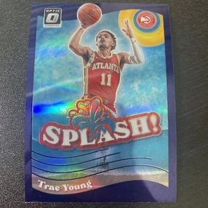 2023-24 Panini Donruss Optic - Splash Purple Prizm #1 Trae Young Atlanta Hawks - Picture 1 of 2