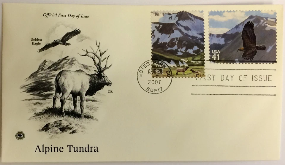 100 USPS PCS Alpine Tundra 2007 41c Stamp FDC Cover 4198A First Day Issue NEW - Image 1 of 1