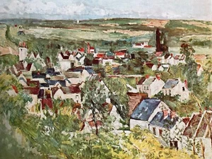10346.Decor Poster.Room wall art design.Paul Cezanne painting.Auvers landscape - Picture 1 of 1