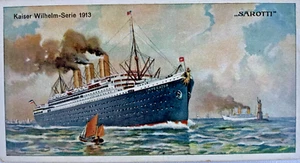 AK Reisedampfer Imperator - Sarotti Sammelkarte - 1911 - nicht gelaufen - Bild 1 von 3
