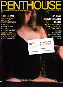 Penthouse Magazine September 1975 Issue Hurricane Carter Interview - Foto 1 di 2