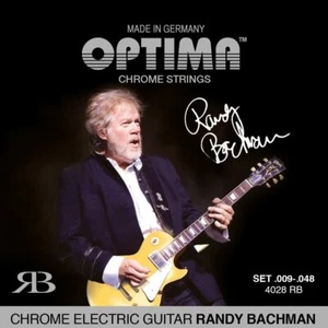 Cuerdas de guitarra eléctrica Optima Chromes - Juego característico de Randy Bachman 4208.RB - Imagen 1 de 1