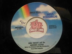Bing Crosby Andrew Sisters: Jingle Bells / Santa Claus Coming, 45 RPM VG+ (1H) - Picture 1 of 2