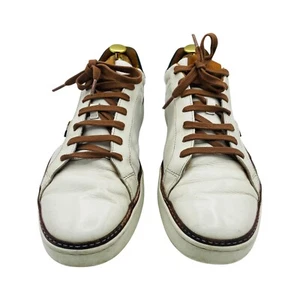 Allen Edmonds Sneakers Shoes Men's 11.5 White "Alpha" Casual Leather - Picture 1 of 8