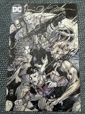 Póster 2024 SDCC Creature Comando FIRMADO David Dastmalchian Jim Lee Foto 1 de 3