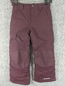 Columbia Bugaboo Esquí Snow Boarding Pantalones Omni-Tech Jóvenes Niños Niñas Borgoña S 8 - Imagen 1 de 15