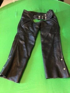 VintagePAPA’S Leather Motorcycle Chaps Leather  Size S - Bild 1 von 19