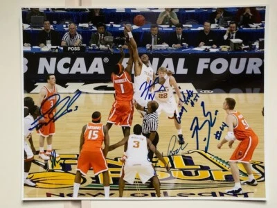 吉姆·博海姆+加马克+哈克+空间+福斯+埃德林签名11x14照片+真品证书2003年决赛4 — 第 1/4 张图片