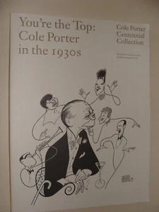 Cole Porter Centennial Collection You're the Top 1930s Indiana Historical 1992 - Imagen 1 de 3