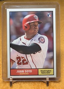 2018 Topps Throwback Thursday #184 Juan Soto Nationals PR 1172