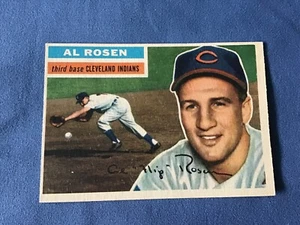 1956 Topps #35 AL ROSEN Cleveland Indians EX - Foto 1 di 2