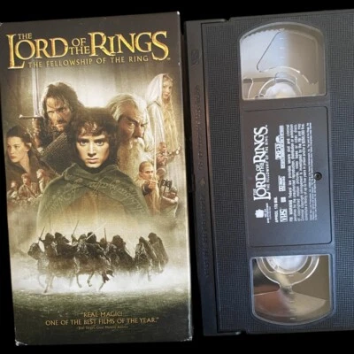 Lord of The Rings - The Fellowship of The Ring. VHS. 2001. Free Shipping! - Image 1 of 2