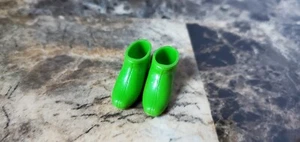 Vintage Barbie, Francie, Skipper Green Squishy Ankle Boots JAPAN - Picture 1 of 5
