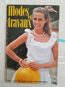 MODES ET TRAVAUX N°956 07/1980 Mode Couture Tricot Poupée Cuisine - Picture 1 of 6