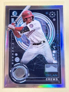 2024 Bowman Dylan Crews Bowman AI Refractor Insert BAI-13 Washington Nationals - Picture 1 of 2