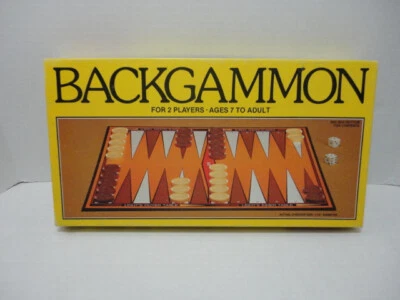 Vintage Backgammon Board Game 1981 100% Complete Original Box W/ Instructions - Image 1 of 4
