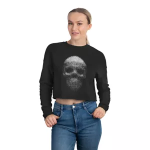 Women's Cropped Sweatshirt - Picture 1 of 5