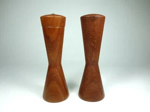 teak pfeffermühle salzstreuer danish denmark salt pepper mill mid century design - Bild 1 von 5