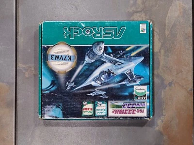 Placa madre ASROCK K7VM3 y AMD Athlon XP 2400+ + memoria + manual + caja original Foto 1 de 4