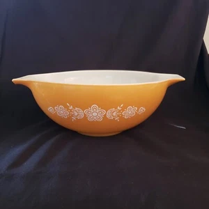 Pyrex Cenicienta Mariposa Oro #444 Mezclador 4 cuartos De Colección LEER DESCRIPCIÓN. - Imagen 1 de 12