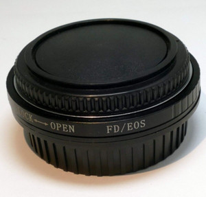 Canon FD Mount Lens to Canon EOS EF SLR Camera Adapter Ring - AS IS parts repair