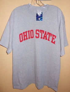 T-Shirt OHIO STATE University Gildan schweres graues Baumwollmischung Größe XL Neu mit Etikett - Bild 1 von 4