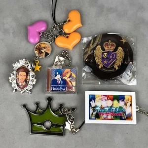 Lot of 6 Uta no Prince-sama Mixed Character Anime Can Badge Keychain Straps - Picture 1 of 8