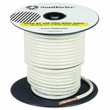Southwire Building Wire, THHN, 10 AWG, White, 100 ft, 4WZH2