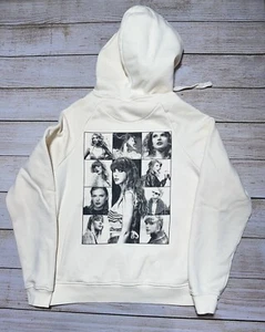 Taylor Swift The Eras Tour Exclusive Cream Sweatshirt Hoodie Size Small - Picture 1 of 5