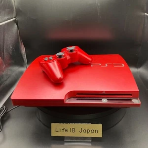 PS3 320GB Scarlet Red CECH-3000BSR Console Sony PlayStation 3 System - Picture 1 of 23