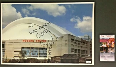Joey Votto Signed Photo SkyDome Rogers Centre 2009 World Baseball Classic JSA - Image 1 of 2