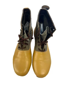 Reproduction WW2 German Army DAK Low Boots- UK Size 12- Afrika Korps- Leather - Picture 1 of 7