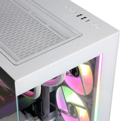 CyberPowerPC Supreme Liquid Cool White Ryzen 9 9950X3D 5070 12 GB RTX 64GB 4TB R - Image 1 of 4