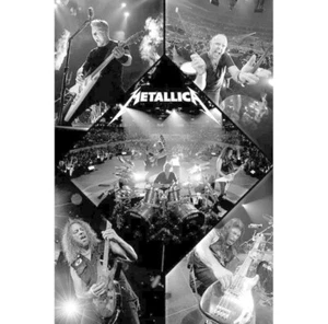 Metallica Live Poster Heavy Metal Band Music Black Color - Picture 1 of 1