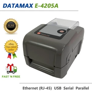 Datamax E-4205A E-Class Direct Thermal Label Printer USB LAN Serial No Adapter - Picture 1 of 12
