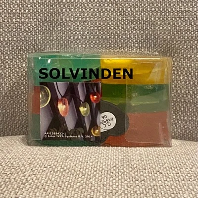 IKEA Solvinden Covers ONLY -  For String Lights - Colorful Lollipop Style - Image 1 of 4