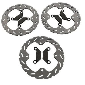 2010-2013 Polaris 850 Sportsman XP Front & Rear Sport Brake Rotors & Brake Pads - Picture 1 of 3