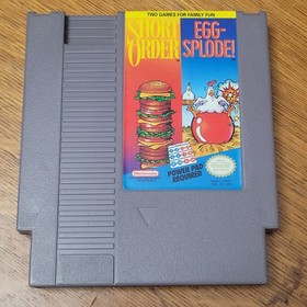 Short Order/Eggsplode - Loose - Good - NES