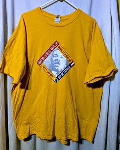 Black History T-Shirt Mens 2X YellowMartin Luther King Jr Justice Day Of Service - Picture 1 of 4
