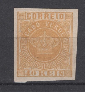 Cape Verde 1881 40 reis imperf MH - Picture 1 of 2