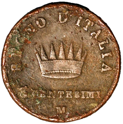 1812 M Italy Milan 3 Centesimi - Image 1 of 2